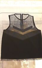 rag & bone NEW YORK Damen Top Gr. S in Farbe schwarz, verarbeitet mit echtem...