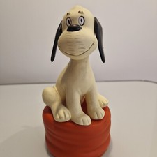 Vintage!  Wum der Hund von Loriot -Gummi Figur, 16cm - 70er Jahr  von Goebel 