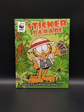 WWF Garfield Sammelstickeralbum  ABENTEUER REGENWALD Sticker Parade UNGEKLEBT 