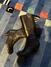 Italienische Stiefel Gr.40,5 Schwarz BRAKO