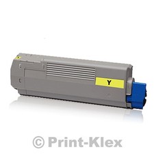 KOMPATIBLER TONER YELLOW FÜR OKI C610CDN C610DN C610DTN C610N C-610 CDN DN DTN 	