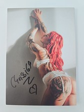 CHRISSI69 AUTOGRAMM SIGNIERT AUTOGRAPH SIGNED Autogrammkarte  EROTIK MODEL