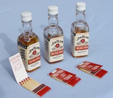 3x Jim Beam Mini Bourbon