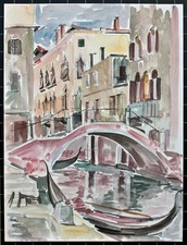 Venedig Italien Gondel Brücke