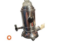 Vintage Antike Lınnschıff Elektrische Perkolator-Kaffeemaschine Germany