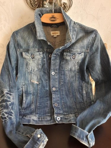 Women diesel jacket navy - navy, denim