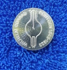 5 Mark 125. Geburtstag Wilhelm Conrad Röntgen 1970 stempelglanz 