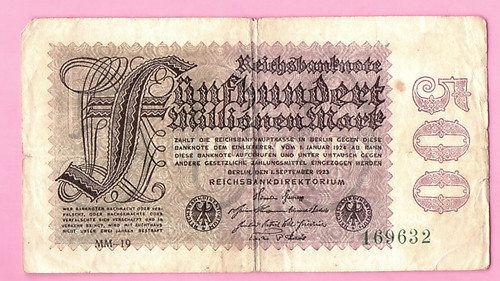 Notgeld berlin 500 - 500, millionen