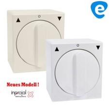 Rolladen Knebel Schalter Taster AP Aufputz Steuerung für Rohrmotor Motor Antrieb