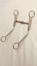 Maheu Hinged Snaffle Bit with Shanks, handgefertigt, Sweet Iron, Kupfer, Neu