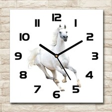 Wanduhr Echt-Glas-Küchenuhr