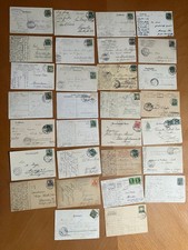 30 alte Ansichtskarten 1900 -