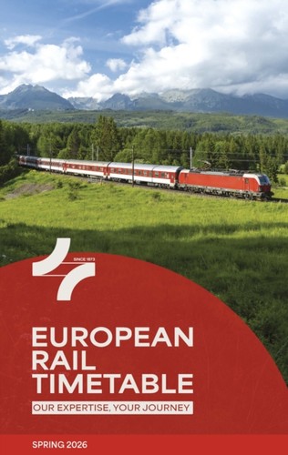 European rail timetable winter - european,
