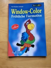 Malvorlagen Window Color Tiermotive Malbuch  Bastelbuch Basteln Kreativ Papier