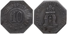 Deutschland - Stadt Riesenburg 10  Pfennig 1917 - Notgeld Kleingeldersatz