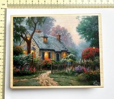 Foxglove Cottage Stempel TK-102T 1999 Thomas Kinkade Weihnacht Kein Stampin Up