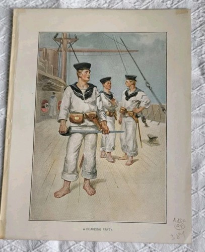 Chromolithographie boarding - ,