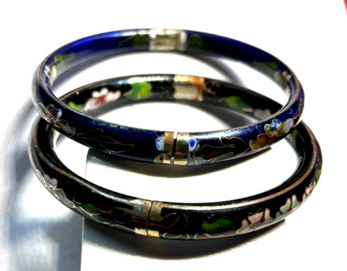 Vintage cloisonne armreifen - 2,