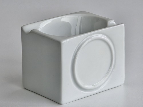 Art porzellan aschenbecher - op-art,