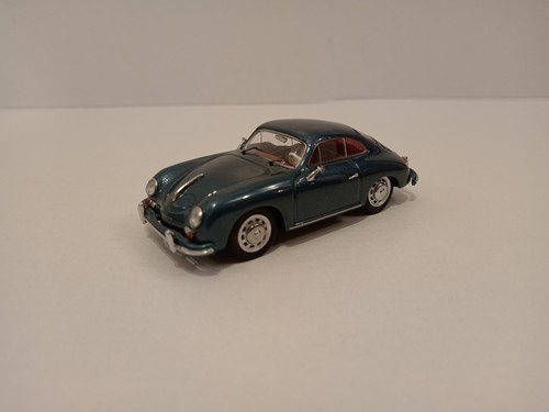 Schuco blau porsche 356 a - blau,