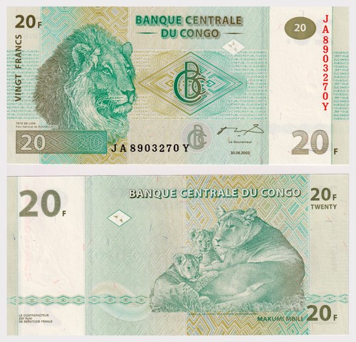Kongo francs 2003 - francs,