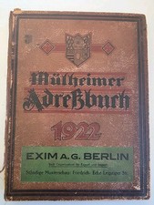 Mülheimer Adressbuch 1922 –