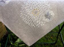 Tischdecke Grau Uni Modern