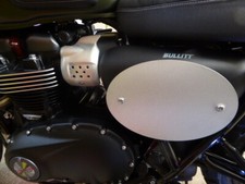 Alu OVAL Classic Nummernschild Triumph Street Scrambler 900 LC Flat Track
