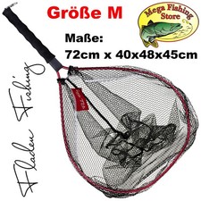 FLADEN Maxximus Watkescher Gr. M - gummierter Kescher Meerforelle Hecht Zander