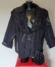 Jean-Marc-Philippe PARIS Jacke leicht großer Kragen, Gr. 48, extravagant