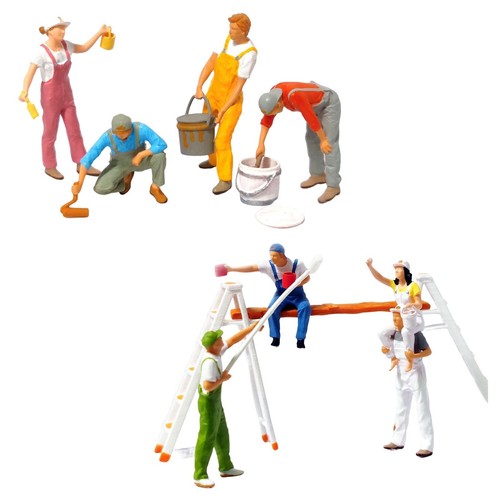 Handbemalte malerfigur - handbemalte, im