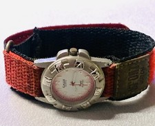 Rote CMAX Sport Watch Quarzuhr Klettarmband  Quartz  Crystal Kinderuhr