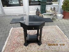 Edler Spieltisch im " Empire Stil " um 1920, in Hochglanz schwarz