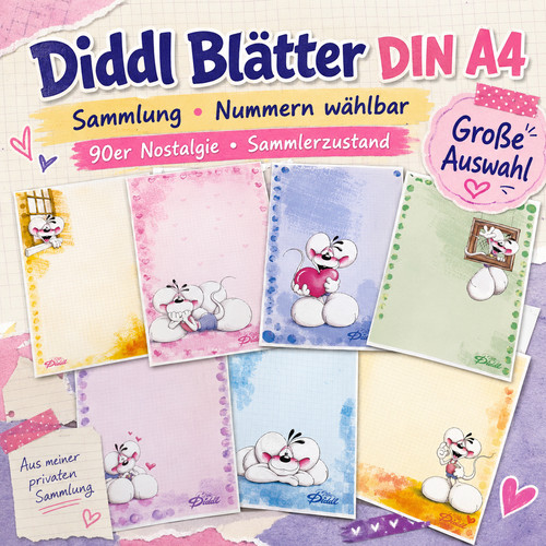 Diddl blätter din - diddl, a4