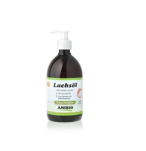 Anibio lachsöl 500ml hunde - anibio,