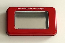 Blechdose Notfallschokolade -