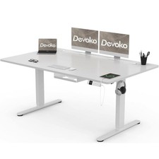 Computertisch Schreibtisch Höhenverstellbar Elektrisch Alarm Memory 160x80