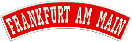 Frankfurt main aufnäher - am,