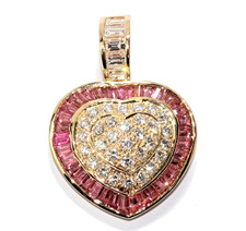 Anhänger Gold Herz Diamanten