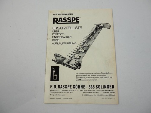 Rasspe perfect fingerbalken - rasspe, m
