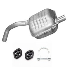 Endschalldämpfer Auspuff für Alfa Romeo 147 1.6-2.0 Twin Spark + Anbausatz
