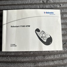 Webasto Fernbedienung Telestart T100 HTM Handsender nur Bedienungsanleitung