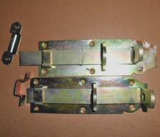 2x Torriegel 160mm, Bolzenriegel, Kellertürriegel, Verschlussriegel, Verschluss