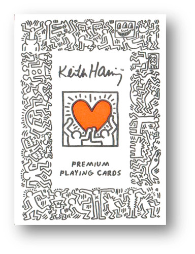 Keith haring playing cards - keith,