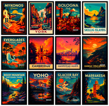 City Lights Poster Druck |