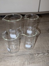 Bechergläser 400 ml 250 ml 150 ml Schott Duran Labor Chemie Glas