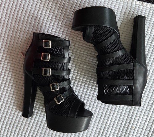 Neue plateu high heels peep - neue,