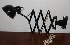 antik Werkstattlampe Scherengitter Metall Loft Fabriklampe Wandlampe