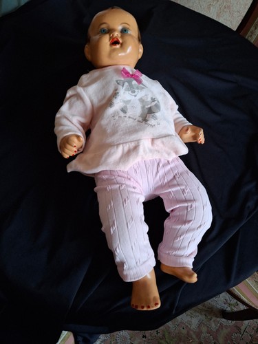 Alte baby puppe braune - baby,