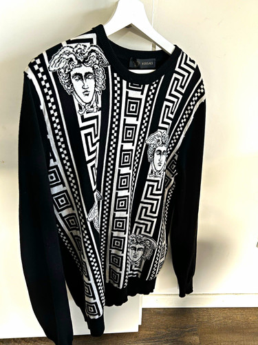 Versace herren strickpullover - versace,